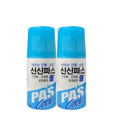 물파스 - 신신파스쿨 바르는 물파스 근육통 관절통 60g+60g, 2개_1세트, 2개