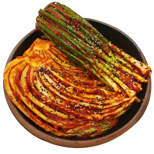 나의디미방 김치 1kg + 파김치 1kg 2단계:실비 매운맛, 1세트