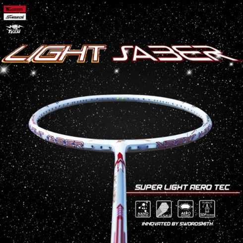 스트로커스라켓 - 스트로커스 라켓 LIGHT SABER 경량 배드민턴 라켓 오남스포츠, BG 70, 28, 1개