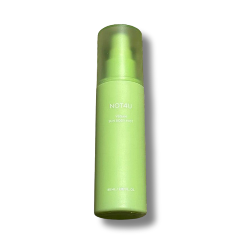 [본사정품]++낫포유 비건 선 바디미스트 85ml NOT4U VEGAN SUN BODY MIST 피부보호막 워터타입 끈적임 NO 백탁 NO 3초 선케어 자외선차단 순한무자극 선케어, 3개