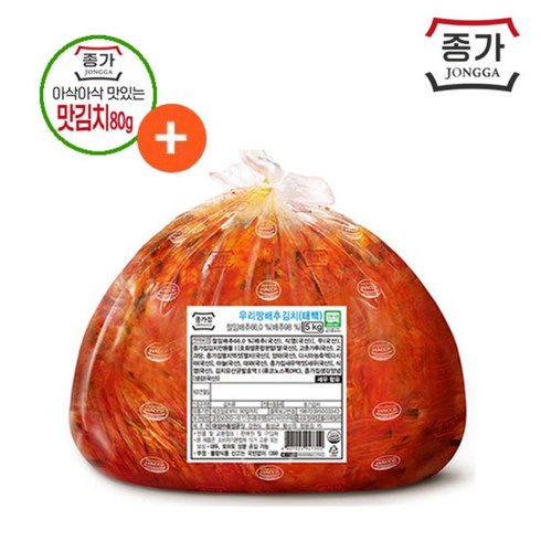 [종가집]우리땅배추김치 태백5kg(외식), 5kg, 1개