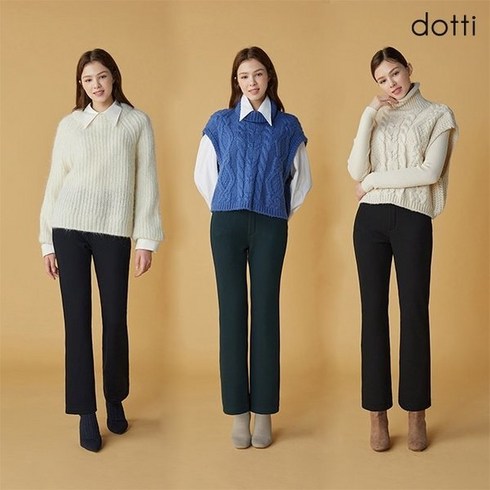 최신상 23FW 도티 기모 본딩 플레어핏 팬츠 여성3종 PGPW 261004