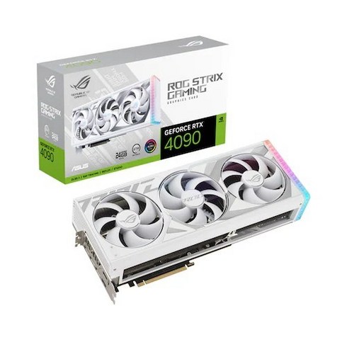 ASUS ROG STRIX 지포스 RTX 4090 GAMING D6X 24GB White