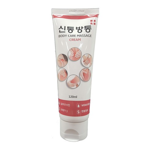 신통방통크림 - 신통방통 크림 120ml 근육 마사지 + 사은품 다나 기 자기방 파스, 단품, 1개