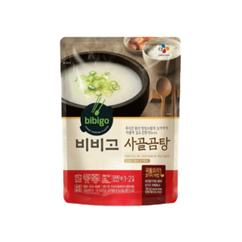 사골곰탕 - CJ 비비고 사골곰탕, 500g, 10개