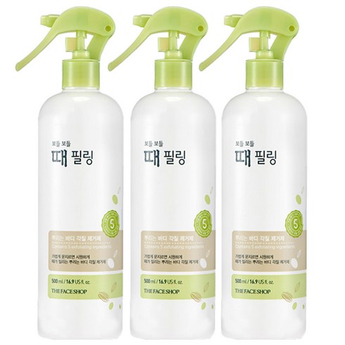 더페이스샵 보들보들 때필링 500ml (대용량) 3개