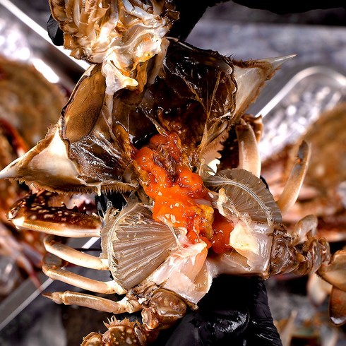 국내산 옥희네 간장게장 암꽃게 알배기 꽃게장, 1.8kg, 1통, 국내산 숫게 간장게장 2마리