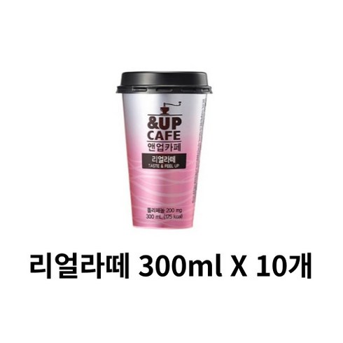 앤업카페 리얼라떼 300ml x 10개