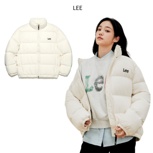 (국내정품) 리 lee 베이직 다운 점퍼 아이보리