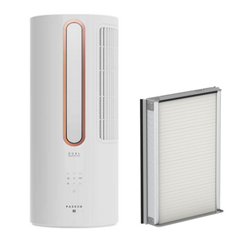 파세코 듀얼인버터 창문형 에어컨 방문설치 PWA-3300WG, +56cm