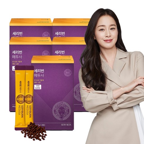 [세리박스] 세리번 메두사 1개월 28포 / V라인 / 붓기 제거 / 다이어트 보조제, 140g, 5개