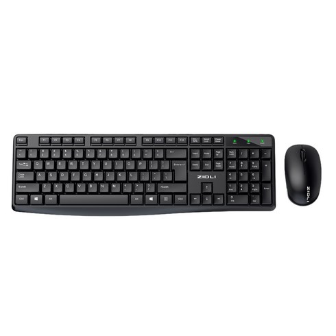 마그네틱 ZIDLIKM60 오피스 비즈니스 USB 무선 키보드 마우스 무선 키 마우스 세트 블랙 화이트, Zidli-Km60 블랙, 하나, 하나