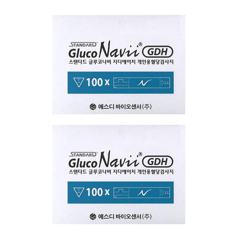 글루코나비시험지 - SD바이오센서 글루코나비 GlucoNavi NFC / GDH 혈당시험지 혈당측정검사지 200매 2025년 10월 SW