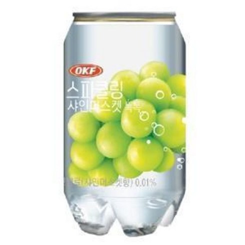 OKF 스파클링 샤인머스켓 350ml X 24캔 (행사상품), 24개