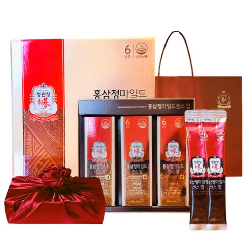 2023년 가성비 최고 건강식품선물 - 정관장 에브리타임 6년근 홍삼정 홍삼스틱 30세트 300ml 센스업 부모님 면연 골프 여행 설 명절 선물세트 1개