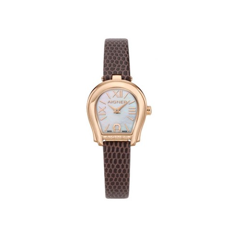 A165206 아이그너 AIGNER SASSARI 여성 가죽시계