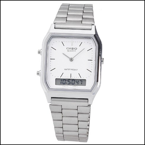 aq7aq003 - 타임플래닛 CASIO AQ-230A-7D 카시오 시계 메탈밴드