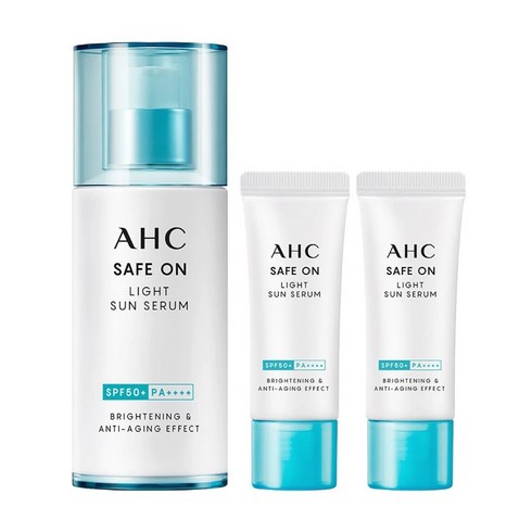 선세럼 - AHC 세이프 온 라이트 선 세럼 40ml + 20ml x 2, 2개, 40g