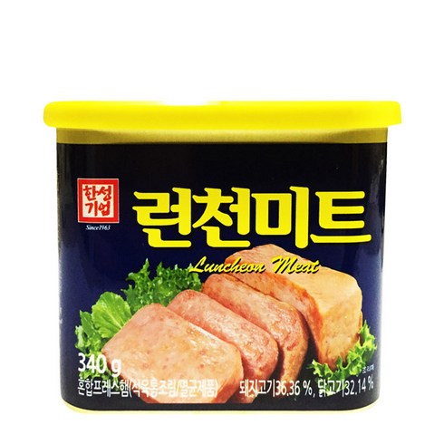 런천미트340 - 한성 런천미트, 340g, 21개