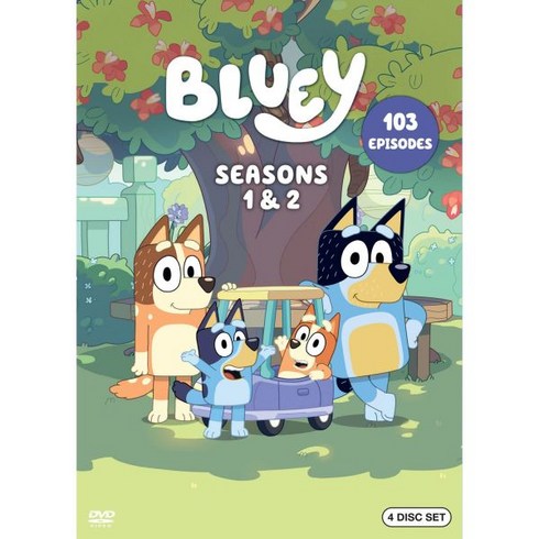 블루이dvd - Bluey Complete Seasons One and Two 미국판 DVD