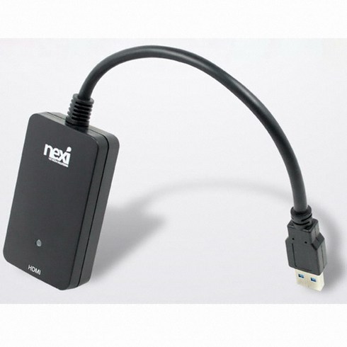 NEXI NX-U3TH1 USB 3.0 Type A to HDMI 컨버터 기타 모니터 주변기기, 선택없음, 선택없음, 선택없음