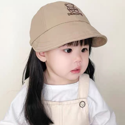 2023년 가성비 최고 아기모자 - 블랙체리 유아동 봄 가을 챙모자 선캡