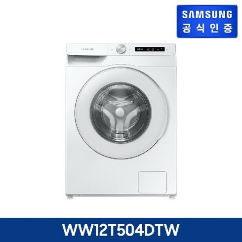 삼성 드럼세탁기 WW12T504DTW [12KG/화이트], 단품없음