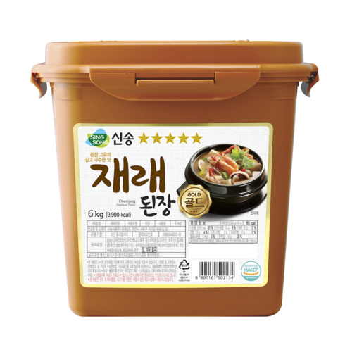 신송 재래된장, 6kg, 2개
