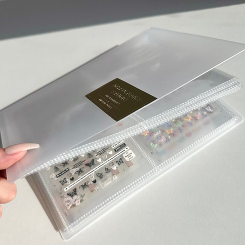 [아우라글리터] 네일 스티커북 80매