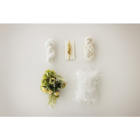 신생아 성장 촬영 소품 세트 본아트 아기 사진 의상 장식 셀프 스냅 스튜디오 테마, Z-228 풀세트