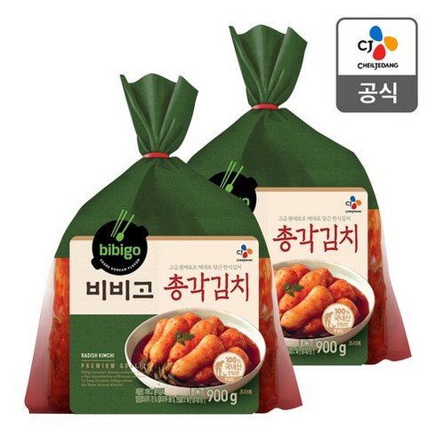 비비고 총각김치, 900g, 2개