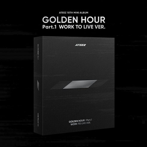 에이티즈앨범 - 에이티즈 ATEEZ - 10th Mini Album [GOLDEN HOUR Part.1] (WORK TO LIVE VER.)