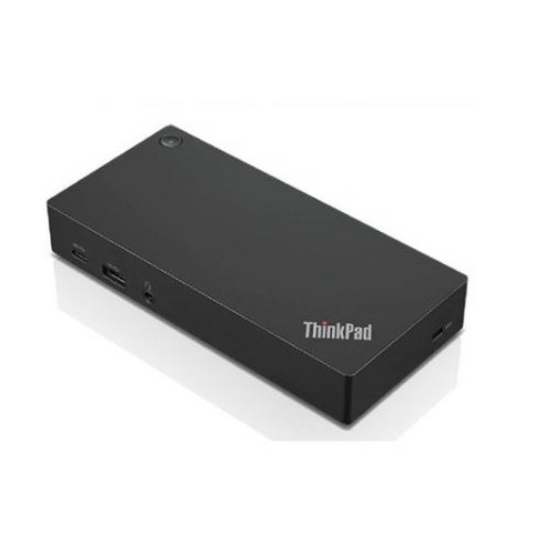 레노버 ThinkPad USB C타입 Gen 2 도킹 스테이션 90W 40AS0090EU, 블랙