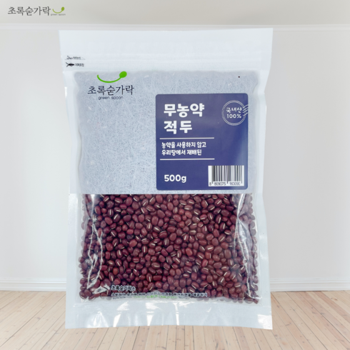 초록숟가락 무농약 적두, 1개, 500g