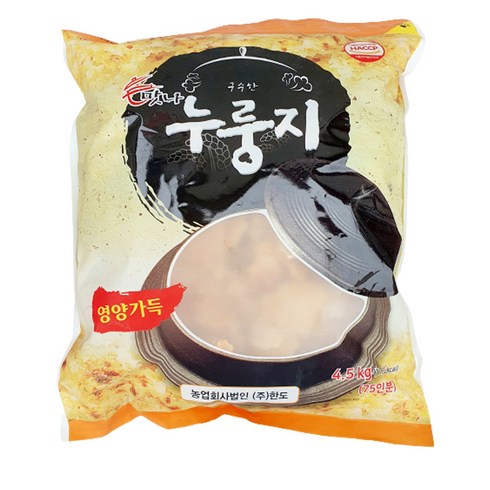 한도식품 맛나 누룽지 4.5kg, 1개, 1개