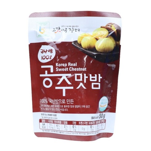 농가애 공주 맛밤, 50g, 30개
