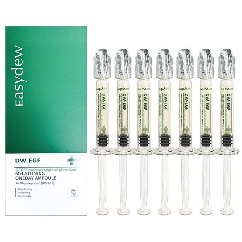 대웅제약 이지듀 DW-EGF 멜라토닝 원데이 앰플, 1ml, 7개