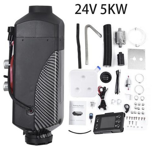 자동차 히터 8kw 5kw 12V/24V 베바스토 디젤 공기 원격 제어 주차 연료 금속 트럭용, 08 5KW 24V, 08 5KW 24V