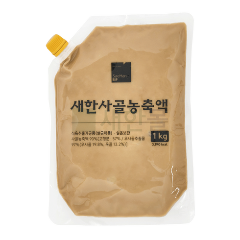 새한비아이에프 사골농축액, 1kg, 3개