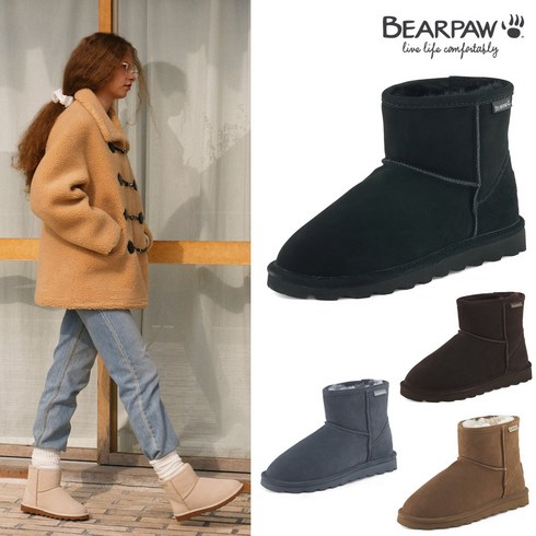 K316 베어파우 여성 알리사 소가죽 3CM 양털부츠 4 COLOR147087