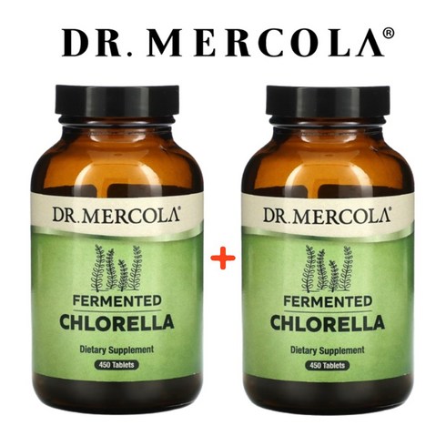 (1+1) 닥터머콜라 Fermented Chlorella 퍼멘티드 클로렐라 불가리스 트레이스 미네랄 450타블렛 2팩