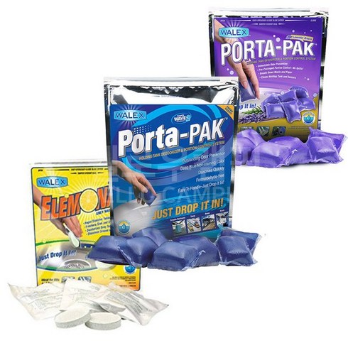 포타팩 용변분해제 캠핑카 변기약 카라반 PORTA-PAK 블루 라벤더 엘레몬 아쿠아팩 포터팩, 1개