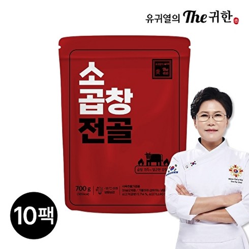 유귀열 The귀한 소곱창전골 700g x 10팩, 없음