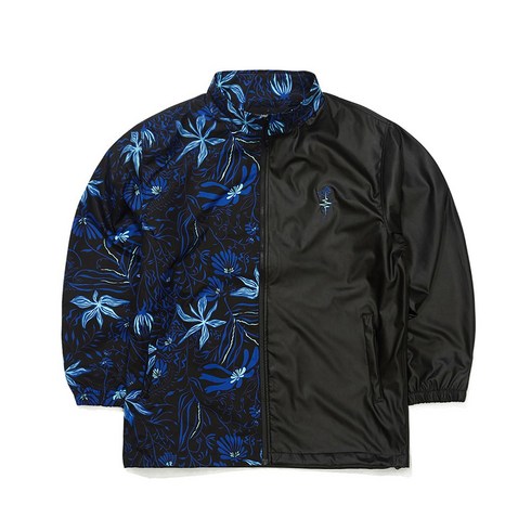 2023년 가성비 최고 비에스래빗자켓 - 비에스래빗 2223 BSRABBIT J-BLUE FLOWER JACKET BLACK 스노우 보드복 자켓