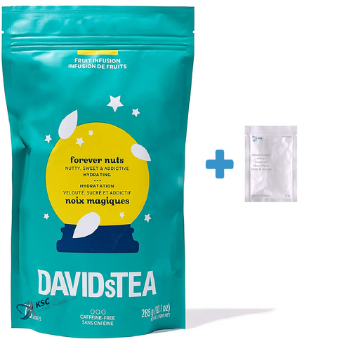 데이비드티 포에버 넛츠 프리미엄 허브 티백+멀티비타민 1개 캐나다 직배송 DAVIDsTEA Forever Nuts Loose Leaf Tea Bags, 50개