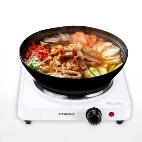 COMAX 세라믹 핫플레이트 1구 CM-1000H 가정용 캠핑 공방 비누공예 캔들 자취생 전기곤로