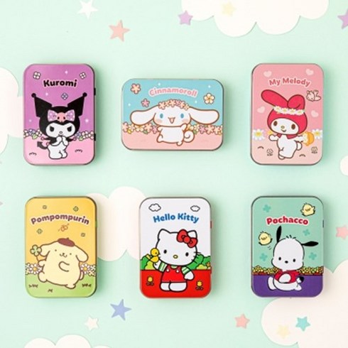 텐바이텐 [Sanrio] 틴케이스 스티커팩 (6종), 폼폼푸린
