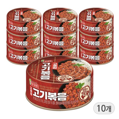 롯데햄 고추장 고기볶음 80g x 10개, 800g, 4세트