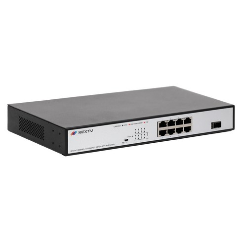 NEXTU POE8258G-10G / 8포트 2.5G POE허브 10G SFP 1포트