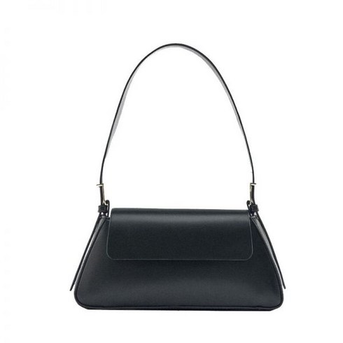 ZARA 자라 플랩 숄더백 블랙 미니멀 버클 핸드백 가방 와이드스트랩